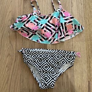 Toddler Girls Flamingo Sol Swim Bikini 3T